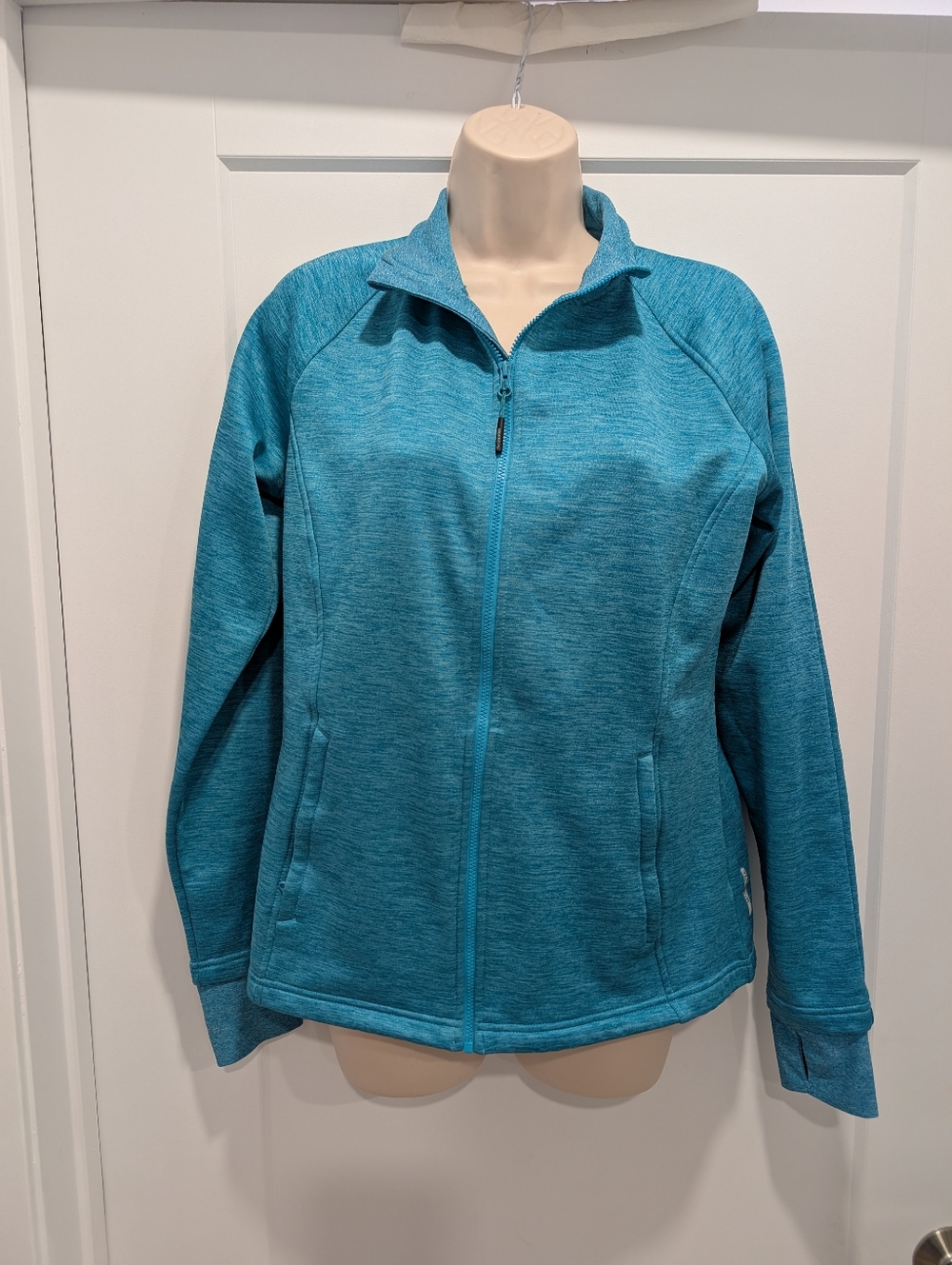 Mondetta Teal Full-Zip Women’s Jacket - Lightweight Active Layer